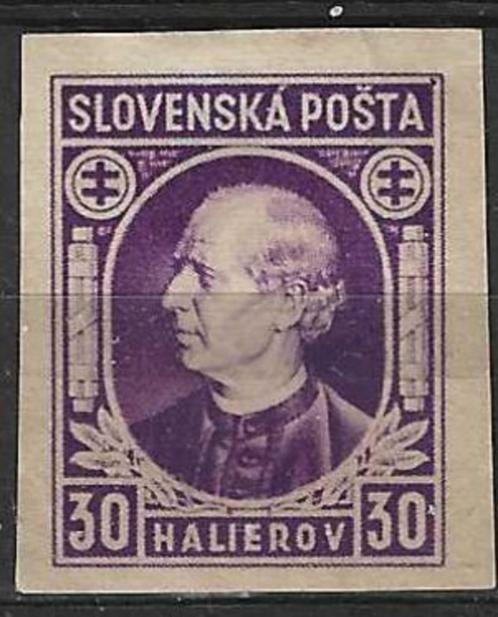 Slowakije 1939 - Yvert 25 - Andrej Hlinka (ZG), Timbres & Monnaies, Timbres | Europe | Autre, Non oblitéré, Envoi