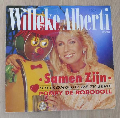 7"  Willeke Alberti ‎–Samen Zijn -TV serie Pompy De Robodoll, CD & DVD, Vinyles Singles, Utilisé, Single, Musique de films et Bande son