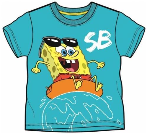 SpongeBob T-Shirt - Zeeblauw of Wit, Kinderen en Baby's, Kinderkleding | Maat 110, Nieuw, Jongen of Meisje, Shirt of Longsleeve