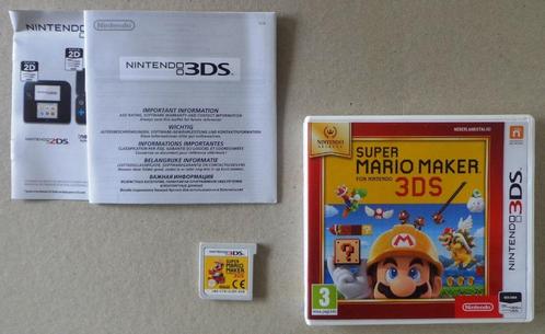 Super Mario Maker voor de Nintendo 3DS Compleet, Consoles de jeu & Jeux vidéo, Jeux | Nintendo 2DS & 3DS, Comme neuf, Enlèvement ou Envoi