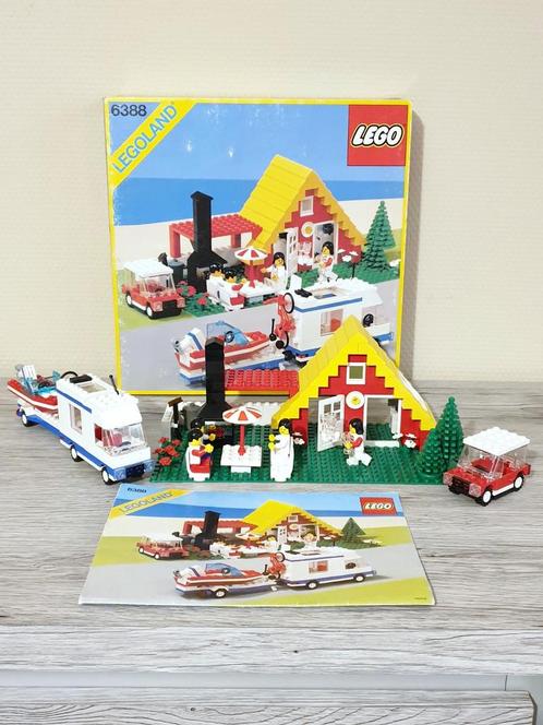Lego Legoland 6388 Maison de vacances avec caravane, Enfants & Bébés, Jouets | Duplo & Lego, Comme neuf, Lego, Ensemble complet