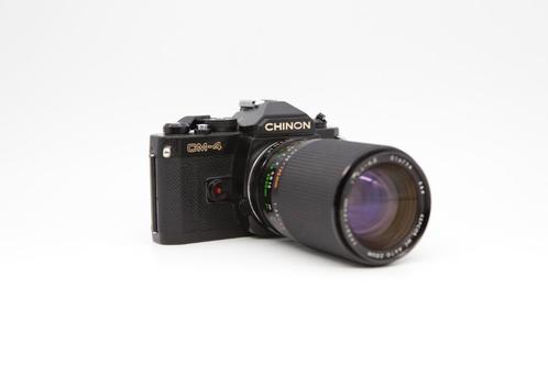 Chinon CM-4 met een Kepcor MC Auto Zoom Macro f 35-135mm 1:3, Audio, Tv en Foto, Fotocamera's Analoog, Gebruikt, Spiegelreflex