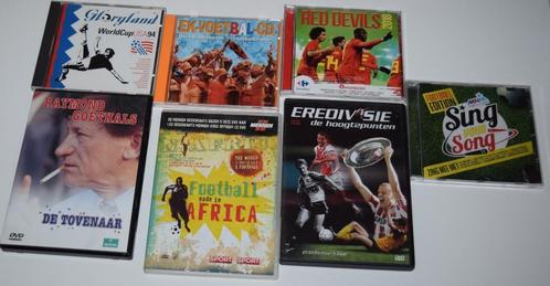 Voetbal lot CD's  en DVD's, Collections, Articles de Sport & Football, Utilisé, Autres types, Envoi