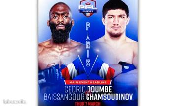 PFL Paris Doumbe vs Baki. Billet Cat 1