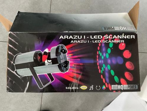 ARAZU I - SCANNER A LED - 48 LED DMX, Musique & Instruments, Lumières & Lasers, Comme neuf, Lumières, Commande sonore, Couleur
