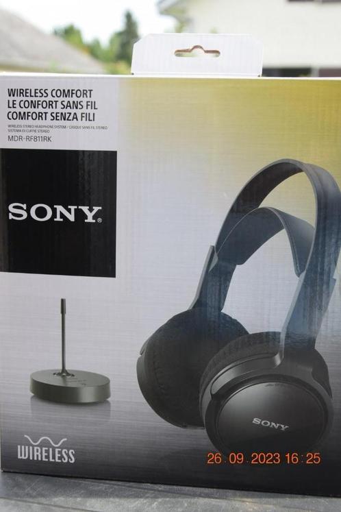 Draaadloze hoofdtelefoon Sony MDR-RF811RK - In nieuwstaat, Audio, Tv en Foto, Hoofdtelefoons, Zo goed als nieuw, Over oor (circumaural)