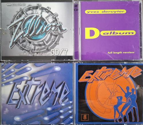 Lot cd's (Zillion, Extreme, Yves Deruyter), CD & DVD, CD | Dance & House, Comme neuf, Techno ou Trance, Enlèvement ou Envoi