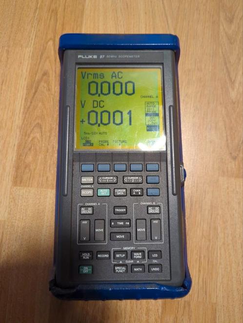 Philips Fluke 97 ScopeMeter 2-kanaals 50MHz met oplader, Doe-het-zelf en Bouw, Meetapparatuur, Zo goed als nieuw, Multimeter, Ophalen