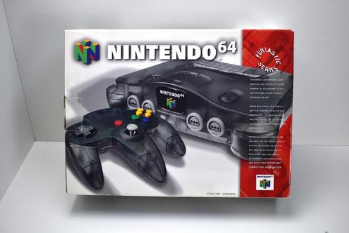 Nintendo 64 LIMITED EDITION Console SMOKE Als NIEUW USA NTSC, Games en Spelcomputers, Spelcomputers | Nintendo 64, Zo goed als nieuw