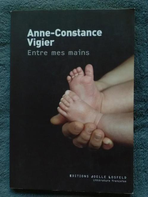 "Entre mes mains" Anne-Constance Vigier (2007), Livres, Romans, Utilisé, Europe autre, Enlèvement ou Envoi