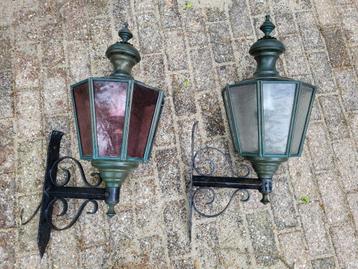 2 belles lanternes de jardin anciennes