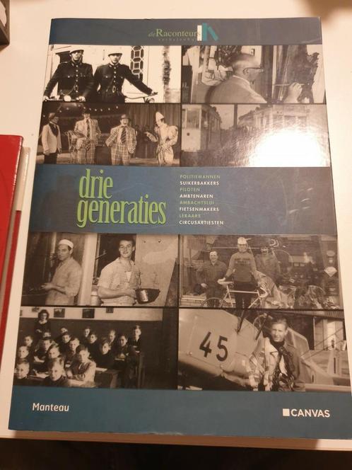 Drie generaties oa politiemannen - piloten - leraars CANVAS, Livres, Politique & Société, Comme neuf, Enlèvement ou Envoi