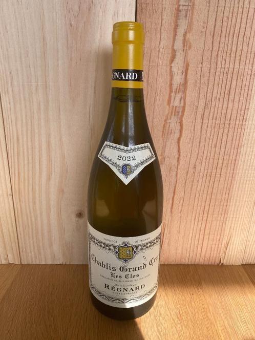 Flessen Regnard Chablis Grand Cru 'Les Clos' 2022, Verzamelen, Wijnen, Nieuw, Witte wijn, Frankrijk, Vol, Ophalen of Verzenden