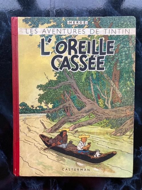 TINTIN - L'OREILLE CASSEE - N&B - A18 - 1942 - BE, Livres, BD, Utilisé, Une BD, Enlèvement ou Envoi