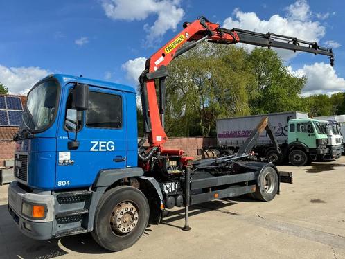 MAN 18.224 *6CYL-BELGIAN TRUCK* (bj 1997), Auto's, Vrachtwagens, Bedrijf, Te koop, MAN, Diesel, Handgeschakeld, Blauw, Achterwielaandrijving