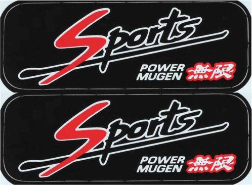Sports Mugen power sticker set #14, Autos : Divers, Autocollants de voiture, Envoi