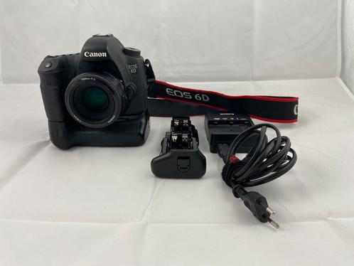 Canon 6D 18.000 clicks + Grip + 50mm, Werkt perfect, Koopje, Audio, Tv en Foto, Fotocamera's Digitaal, Gebruikt, Spiegelreflex