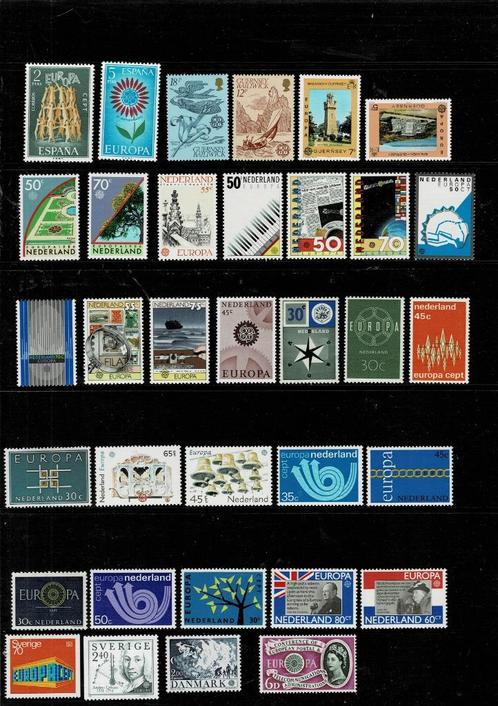 EUROPA ZEGELS 65 POSTZEGELS POSTFRIS/REST PLAKKER - 2 SCANS, Postzegels en Munten, Postzegels | Europa | Overig, Postfris, Overige landen