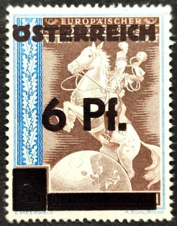 Denazificatie overdruk Europӓischer Postkongress 1942-1945