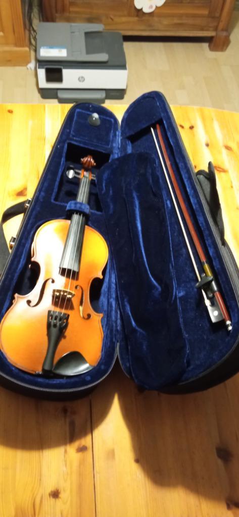 Violon ½, Muziek en Instrumenten, Strijkinstrumenten | Violen en Altviolen, Zo goed als nieuw, Viool, 1/2-viool, Ophalen