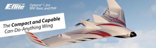 E-flite Opterra 1.2m Neuf / Ready to fly, Hobby en Vrije tijd, Modelbouw | Radiografisch | Vliegtuigen, Nieuw, Elektro, RTF (Ready to Fly)