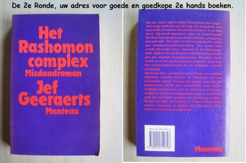 306 - Het Rashomon complex - Jef Geeraerts, Livres, Policiers, Comme neuf, Envoi