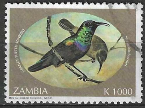 Zambia 1994 - Yvert 593 - Bouviers honingzuiger (ST), Timbres & Monnaies, Timbres | Afrique, Affranchi, Zambie, Envoi