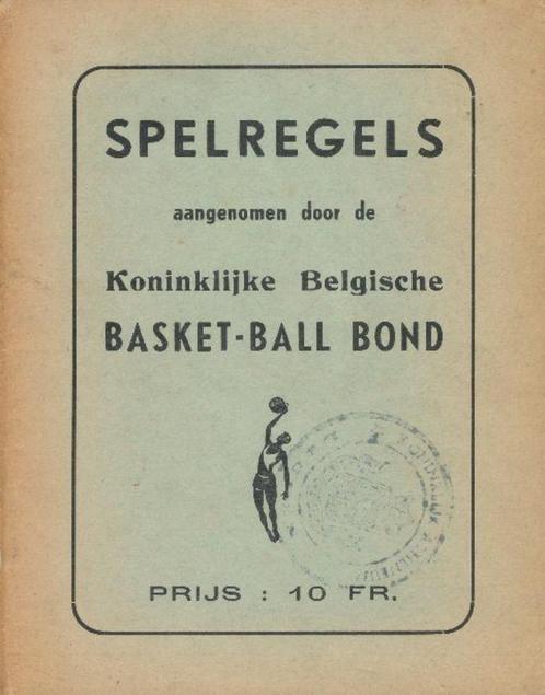 (sp30) Basket Ball, officiele spelregels 1952, Livres, Livres de sport, Utilisé, Enlèvement ou Envoi