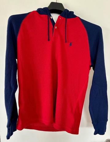 Ralph Lauren sweat à capuche rouge et bleu