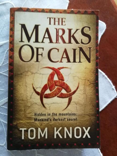 Tom KNOX - Les marques de Caïn - thriller - anglais, Livres, Langue | Anglais, Comme neuf, Fiction, Enlèvement ou Envoi