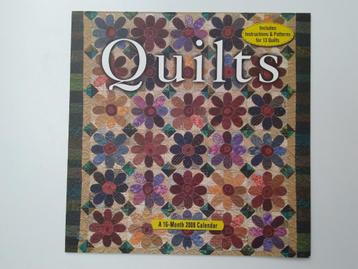 Calendrier Quilts 2008 + couverture + motifs