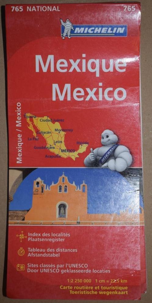 Carte Michelin Mexique, Livres, Guides touristiques, Utilisé, Amérique du Nord, Michelin, Enlèvement ou Envoi