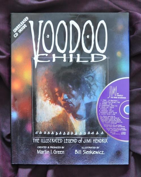 Voodoo Child Jimi Hendrix (including CD), Livres, Musique, Utilisé, Instrument, Enlèvement ou Envoi