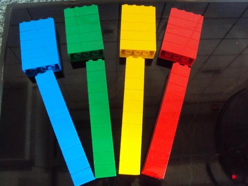 duplo, set van blokken in 4 verschillende kleuren, Kinderen en Baby's, Speelgoed | Duplo en Lego, Gebruikt, Duplo, Ophalen of Verzenden
