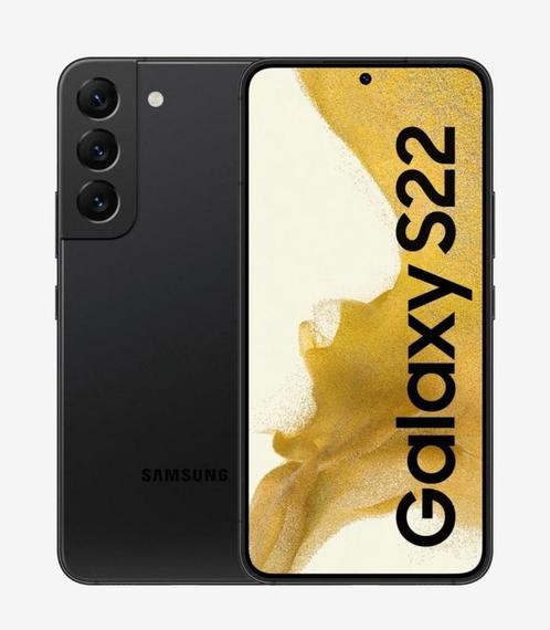 samsung s22 zwart, Télécoms, Téléphonie mobile | Samsung, Comme neuf, Galaxy S22, 128 GB, Sans abonnement, Avec simlock (verrouillage SIM)