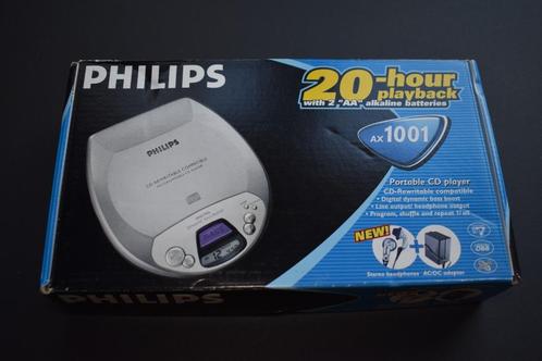 Philips AX1001 CD Walkman Portable CD-Player NOS NEW IN BOX, TV, Hi-fi & Vidéo, Walkman, Discman & Lecteurs de MiniDisc, Walkman ou Baladeur