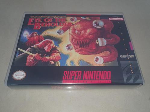 Eye of the Beholder SNES Game Case, Consoles de jeu & Jeux vidéo, Jeux | Nintendo Super NES, Comme neuf, Envoi