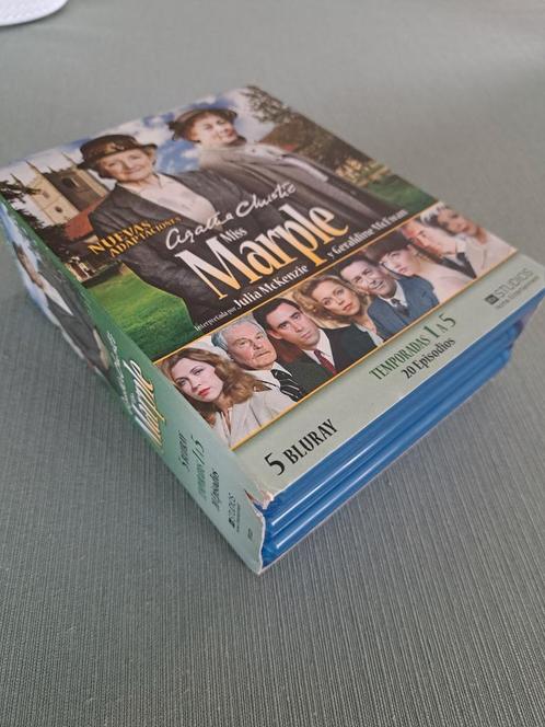 Miss Marple 5 saisons de Blu Ray, CD & DVD, Blu-ray, Comme neuf, Drame, Enlèvement ou Envoi