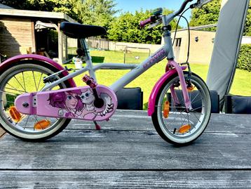 Meisjes kinderfiets, weinig gebruikt is als nieuw