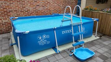 Intex zwembad COMPLEET met zandfilterpomp, zonnepaneel,.....