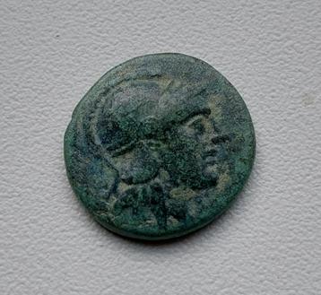 Griekenland munt Myrina Aeolis brons 4de/3de eeuw vC