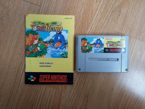 Yoshi's Island avec manuel Super Nintendo (SNES), Consoles de jeu & Jeux vidéo, Jeux | Nintendo Super NES, Comme neuf, Plateforme