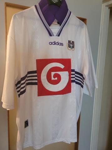 Anderlecht vintage thuisshirt 97-98 maat XL