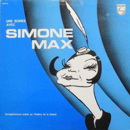 LP/ Simone Max <  Une soiree avec <, Cd's en Dvd's, Vinyl | Overige Vinyl, Ophalen of Verzenden