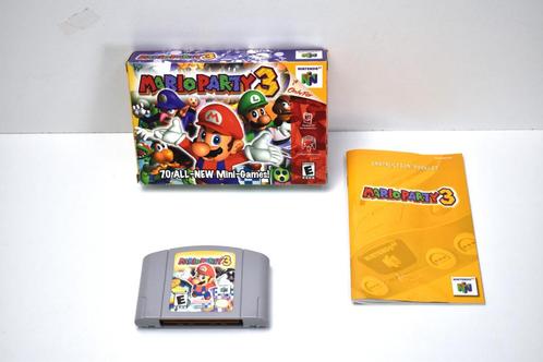 Mario Party 3 | À L'ÉTAT NEUF USA NTSC Nintendo 64 Game N64, Consoles de jeu & Jeux vidéo, Jeux | Nintendo 64, Comme neuf, Aventure et Action