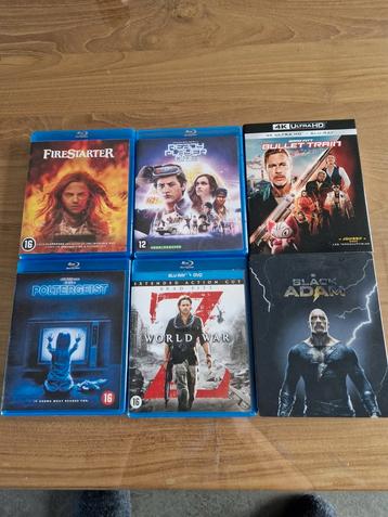 4 Bluray films 2x 4K films + 2 bluray 