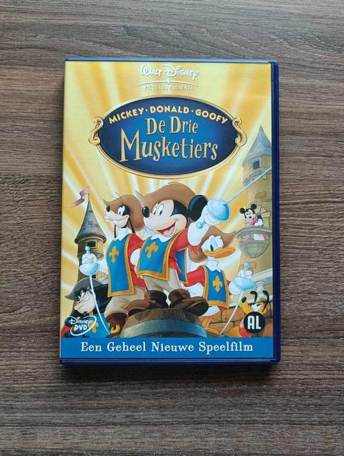 De Drie Musketiers - Mickey - Donald Duck - Goofy - €2,50, CD & DVD, DVD | Enfants & Jeunesse, Utilisé, Film, Tous les âges, Enlèvement
