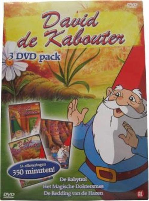 David de kabouter, 2 x 3dvdboxen,  dus 6 dvd's in totaal., CD & DVD, DVD | Enfants & Jeunesse, Comme neuf, TV fiction, Coffret