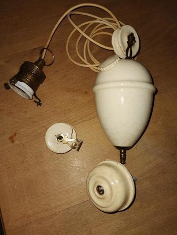lampe suspendue à contrepoids vintage