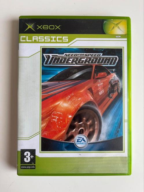 Need For Speed Underground Xbox Classics 2003 no manual, Consoles de jeu & Jeux vidéo, Jeux | Sony PlayStation 2, Utilisé, Course et Pilotage